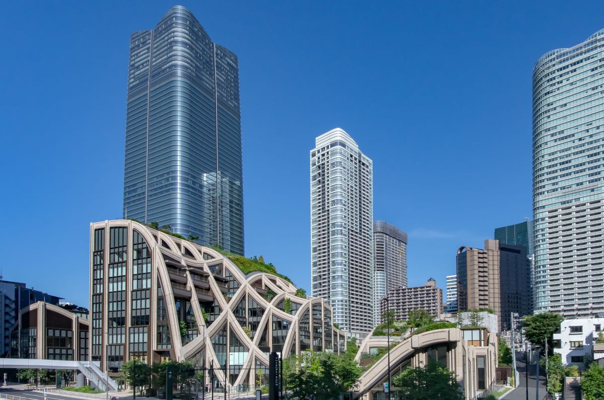 東京タワー周辺の風景