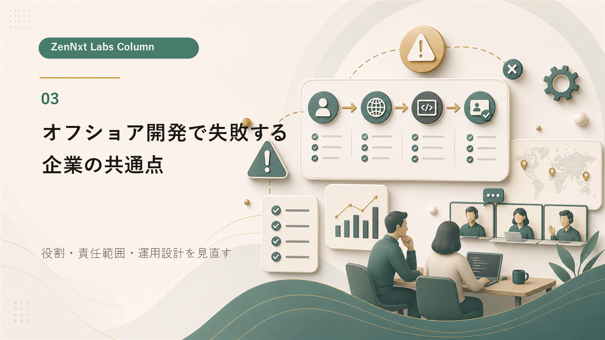 ZenNxt Labs column thumbnail v2: offshore development failures