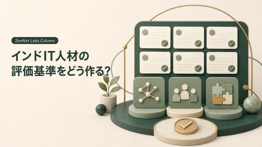 インドIT人材の技術力と実務適性の評価を表したコラム画像