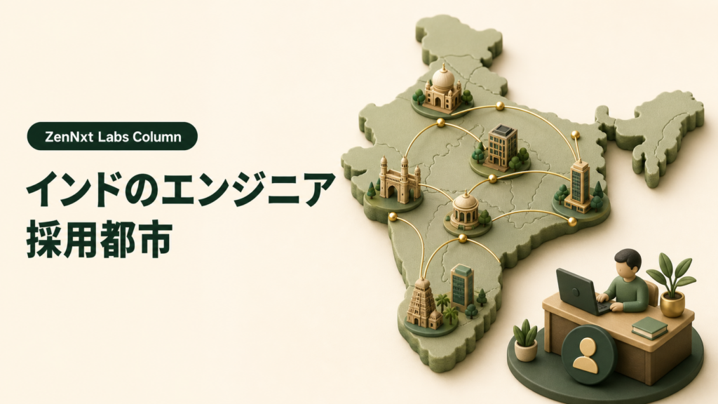 インドでエンジニアを採用するならどの都市?役割別に見る採用拠点を表したコラム画像